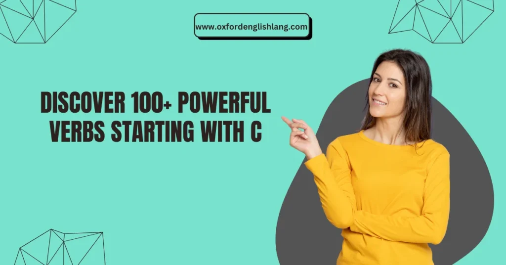 Verbs That Start With C