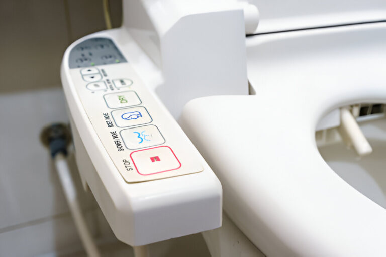 Smart Toilet and a Regular Toilet